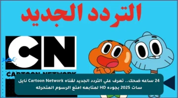 24 ساعة ضحك.. تعرف على التردد الجديد لقناة Cartoon Network نايل سات 2025 بجودة HD لمتابعة أمتع الرسوم المتحركة